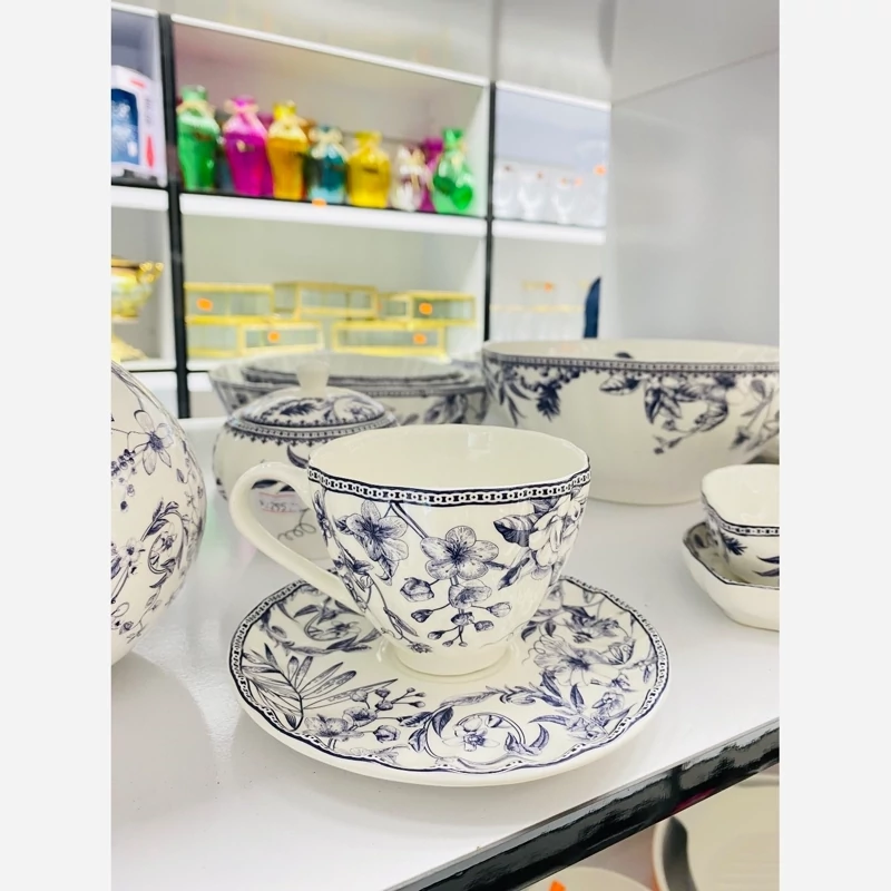 ست چایخوری چینی گلدکیش