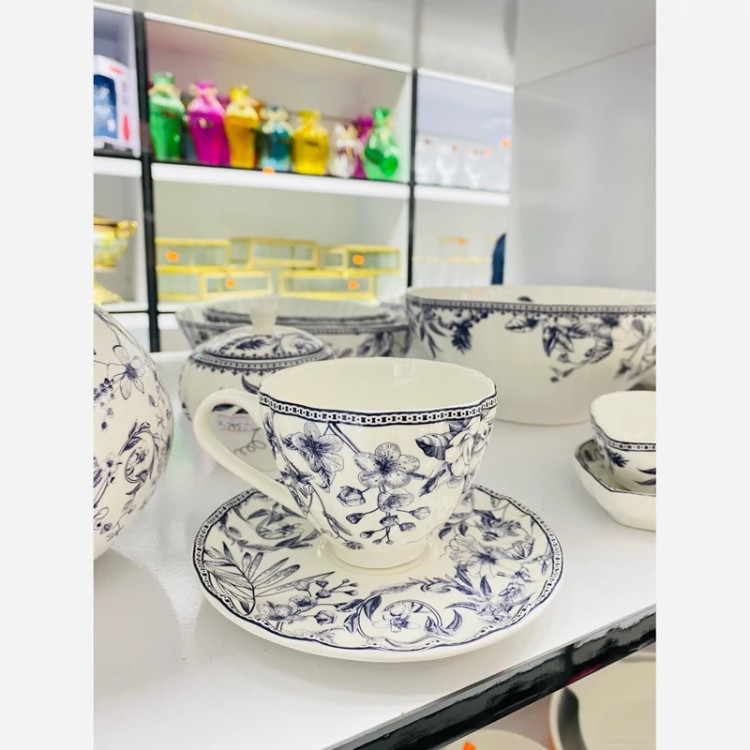 ست چایخوری چینی گلدکیش