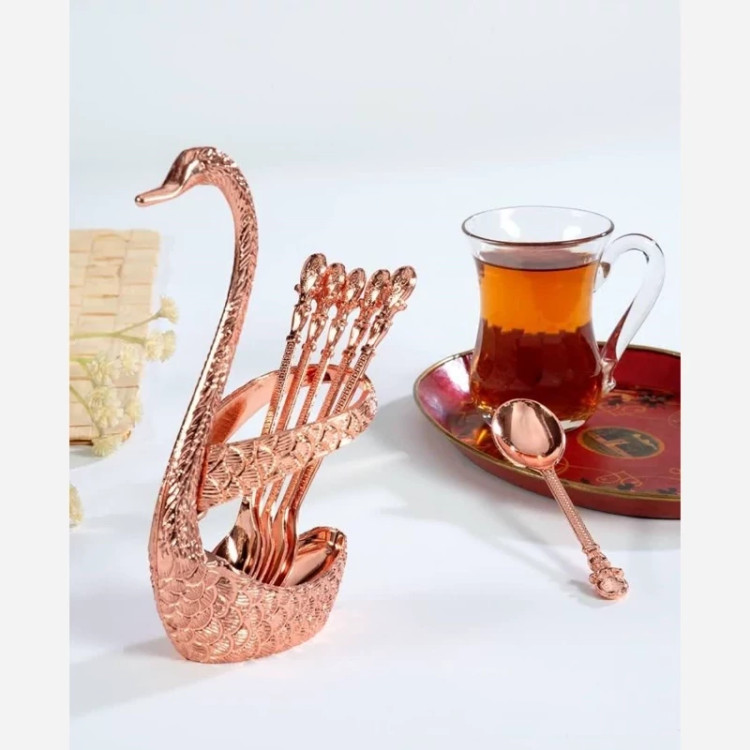 ست قو و قاشق چایخوری آسنا ترک