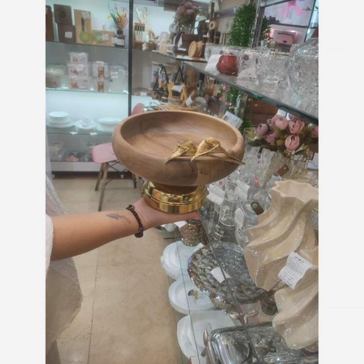 آجیل خوری چوب گردو لی لیوم