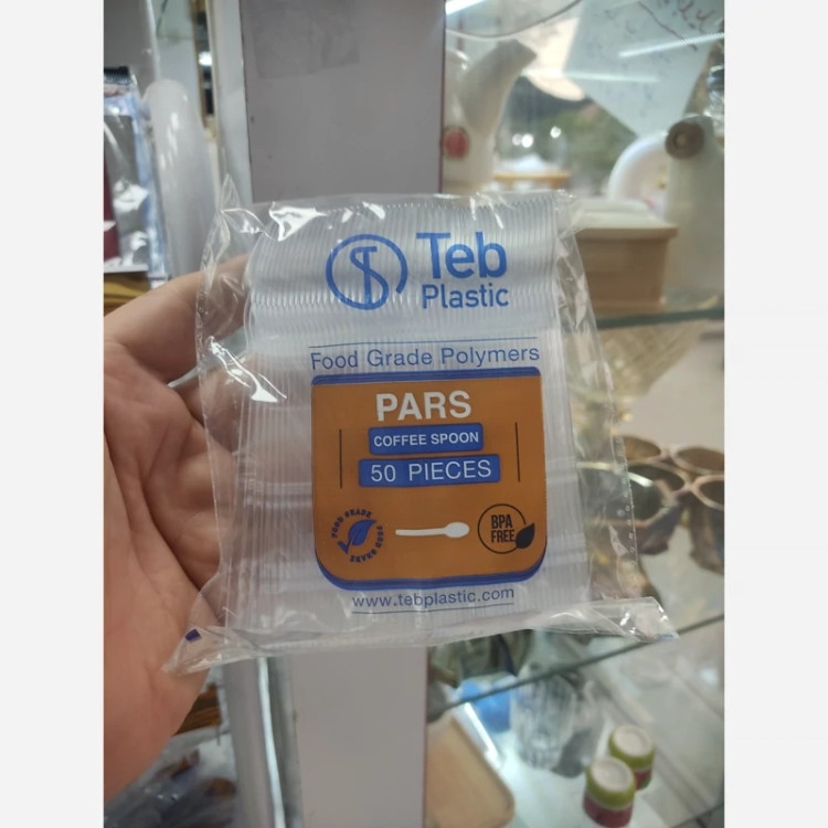 قاشق یکبار مصرف نسکافه لوکس طب