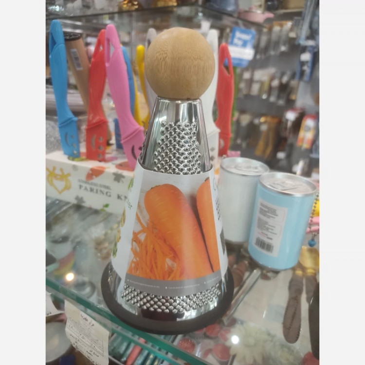 رنده مخروطی دسته چوبی متوسط خارجی
